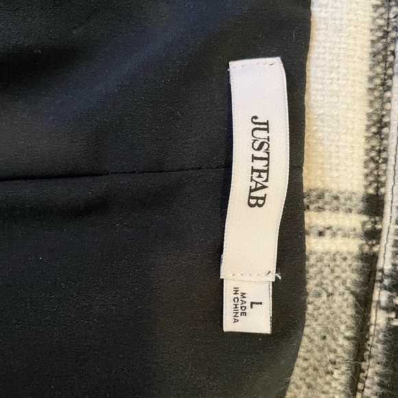 NWOT. Just Fab lined winter coat. - Picture 4 of 7